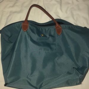 Greyish-Blue Medium Longchamp bag